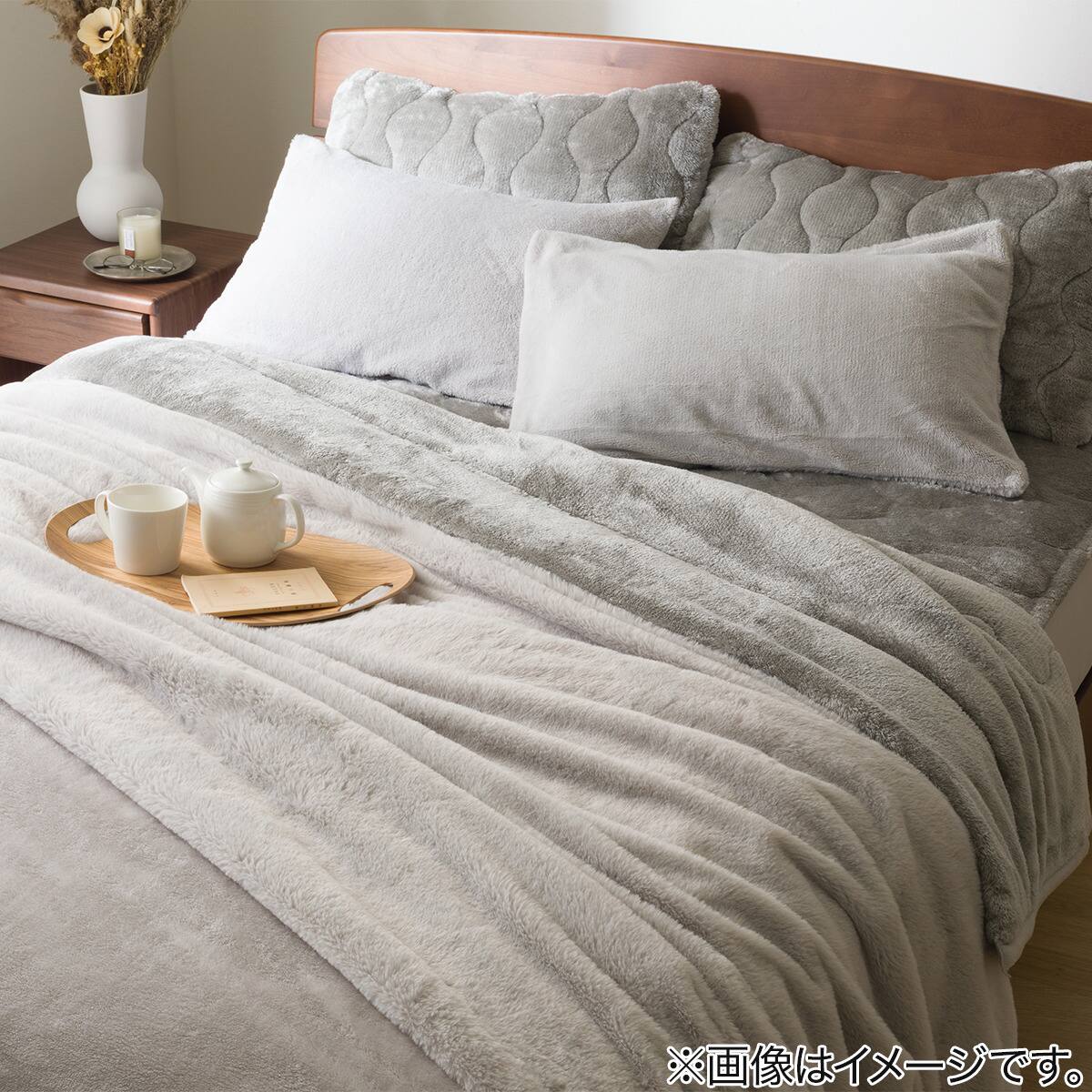 枕カバー(Nフィット NウォームWSP グレー 25NW05) | ニトリネット