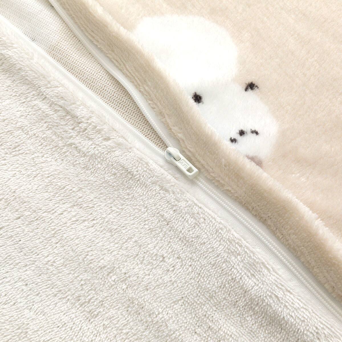 毛布にもなる掛ふとんカバー セミダブル(Nウォーム シマエナガ NG08 SD