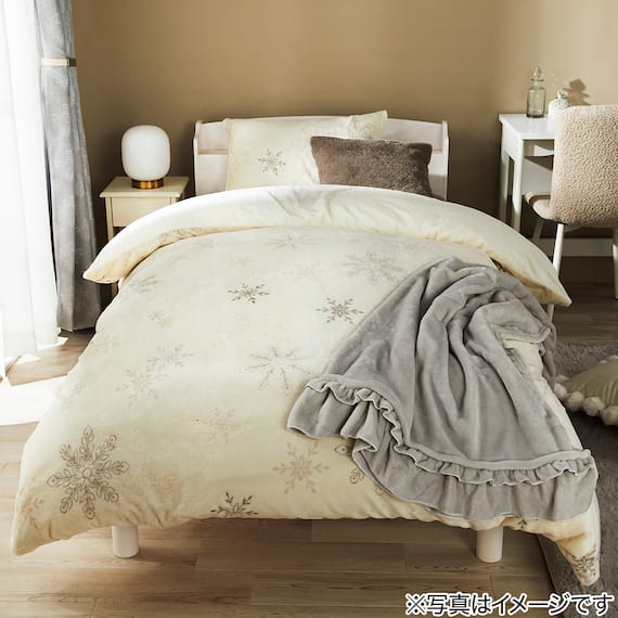 まくらカバー(Nウォーム スノーフレーク D2503) 12枚目画像