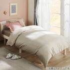 毛布にもなる掛ふとんカバー セミダブル(Nウォーム モカ D2504 SD) 11枚目画像