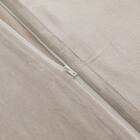 毛布にもなる掛ふとんカバー セミダブル(Nウォーム モカ D2504 SD) 14枚目画像