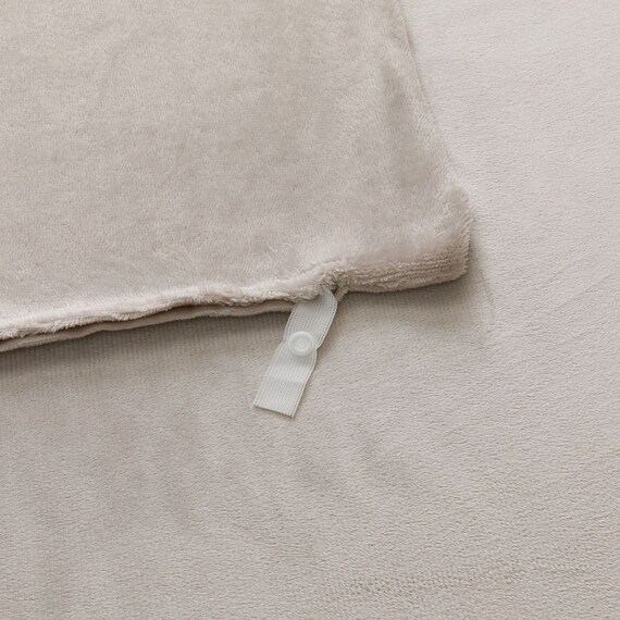 毛布にもなる掛ふとんカバー セミダブル(Nウォーム モカ D2504 SD) 15枚目画像