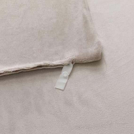 毛布にもなる掛ふとんカバー セミダブル(Nウォーム モカ D2504 SD) 15枚目画像