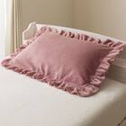 【2点セット】毛布にもなる掛ふとんカバー シングル(NウォームSP フリル D2507 S)+まくらカバー(ＮウォームSP フリル D2507) 7枚目画像