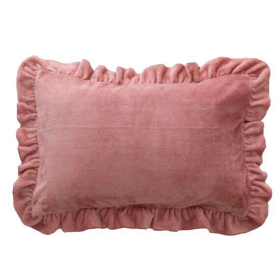 【2点セット】毛布にもなる掛ふとんカバー シングル(NウォームSP フリル D2507 S)+まくらカバー(ＮウォームSP フリル D2507) 8枚目画像