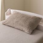 【2点セット】毛布にもなる掛ふとんカバー シングル(NウォームSP ラメファー D2508 S)+まくらカバー(ＮウォームSP ラメファー D2508) 8枚目画像