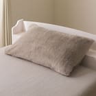 【2点セット】毛布にもなる掛ふとんカバー シングル(NウォームSP ラメファー D2508 S)+まくらカバー(NウォームSP ラメファー D2508) 8枚目画像