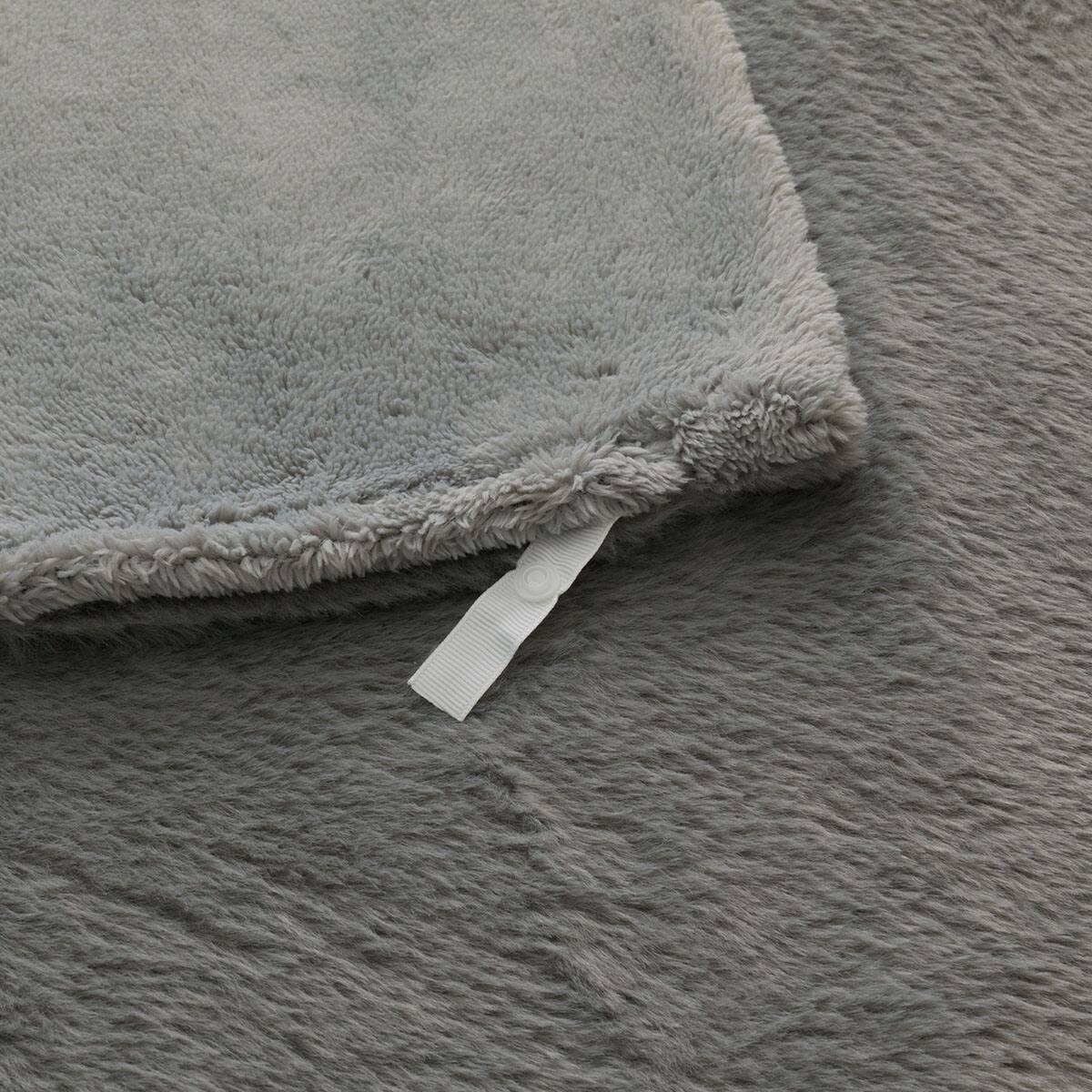 毛布にもなる掛ふとんカバー シングル(NウォームWSP グレー D2509 S