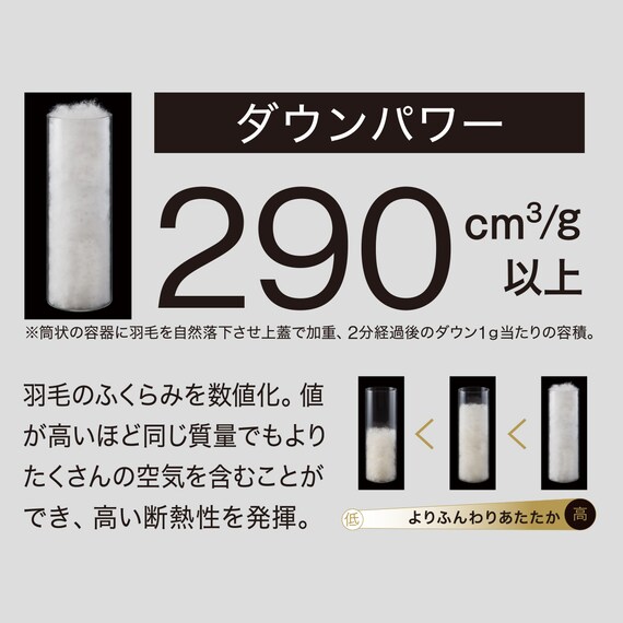 2枚合わせ羽毛掛ふとん セミダブル(NTR-2 K2520 SD) 8枚目画像