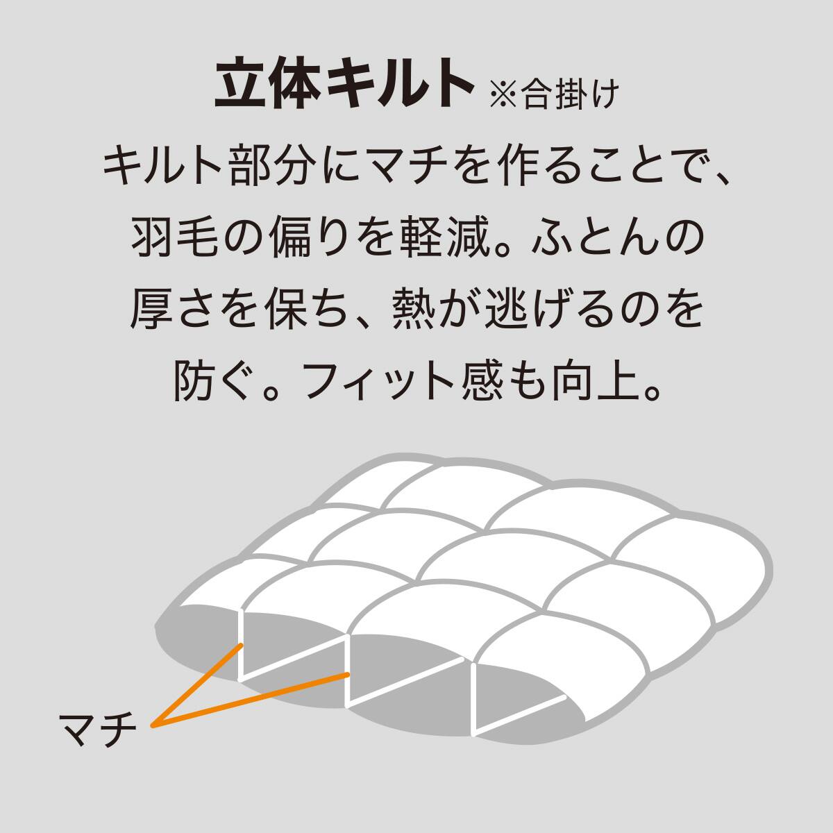 2枚合わせ羽毛掛ふとん クイーン(NTR-2 K2520 Q) | ニトリネット【公式