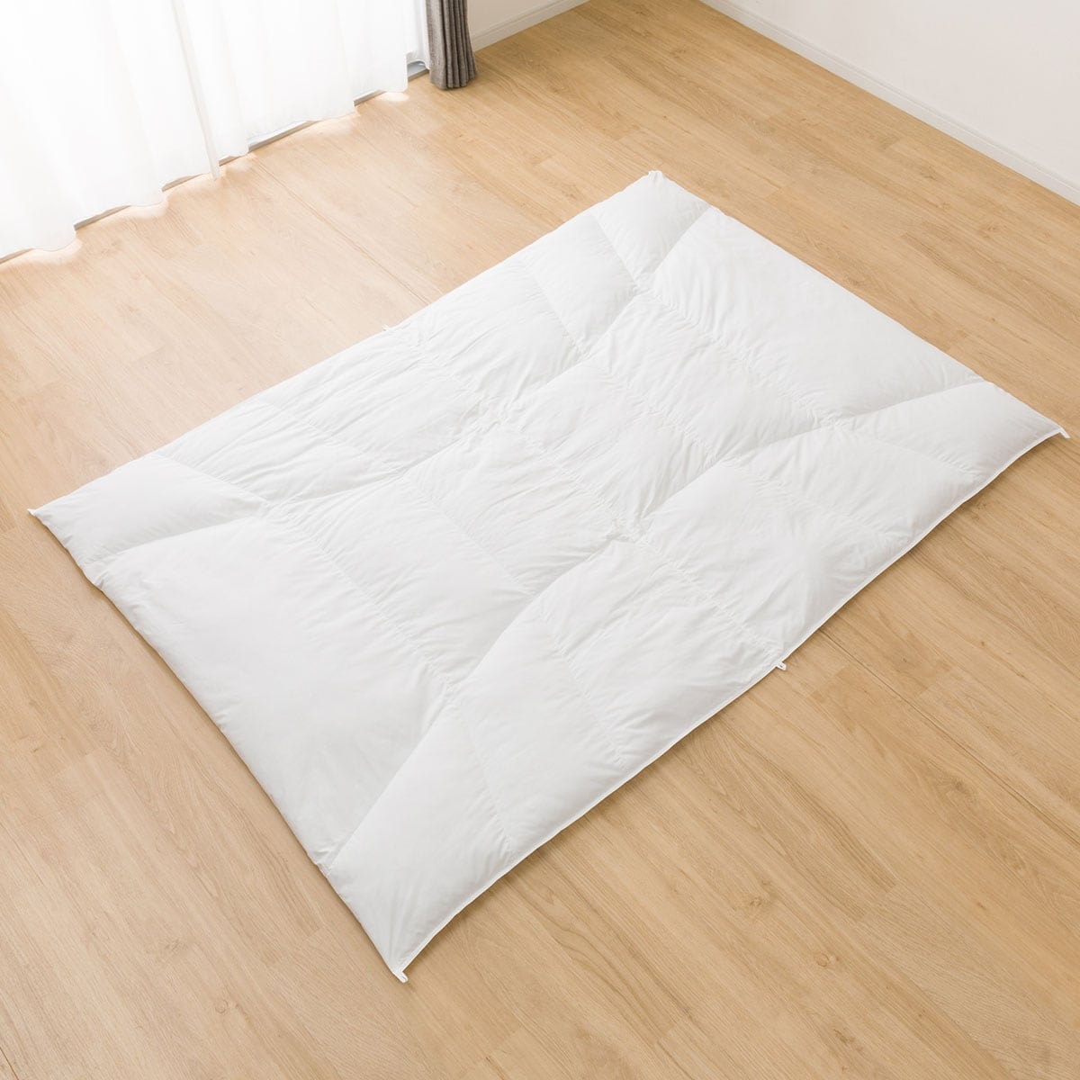 【新品未使用】ニトリ 羽毛掛ふとん セレクト 190×210cm ダウン93% 日本製】ホワイトダックダウン70% 羽毛布団(ムーンシャンテン シングル