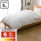 羽毛掛ふとん プレミアム シングル(ULG4 K2524 S) 1枚目画像