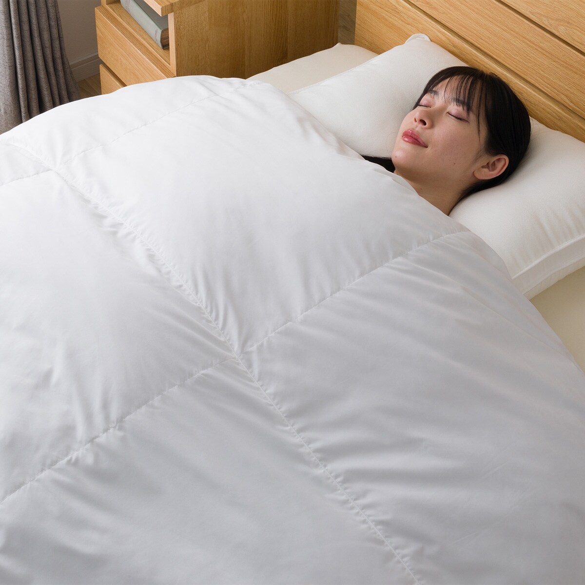 羽毛掛ふとん プレミアム ダブル(ULG4 K2524 D) | ニトリネット【公式