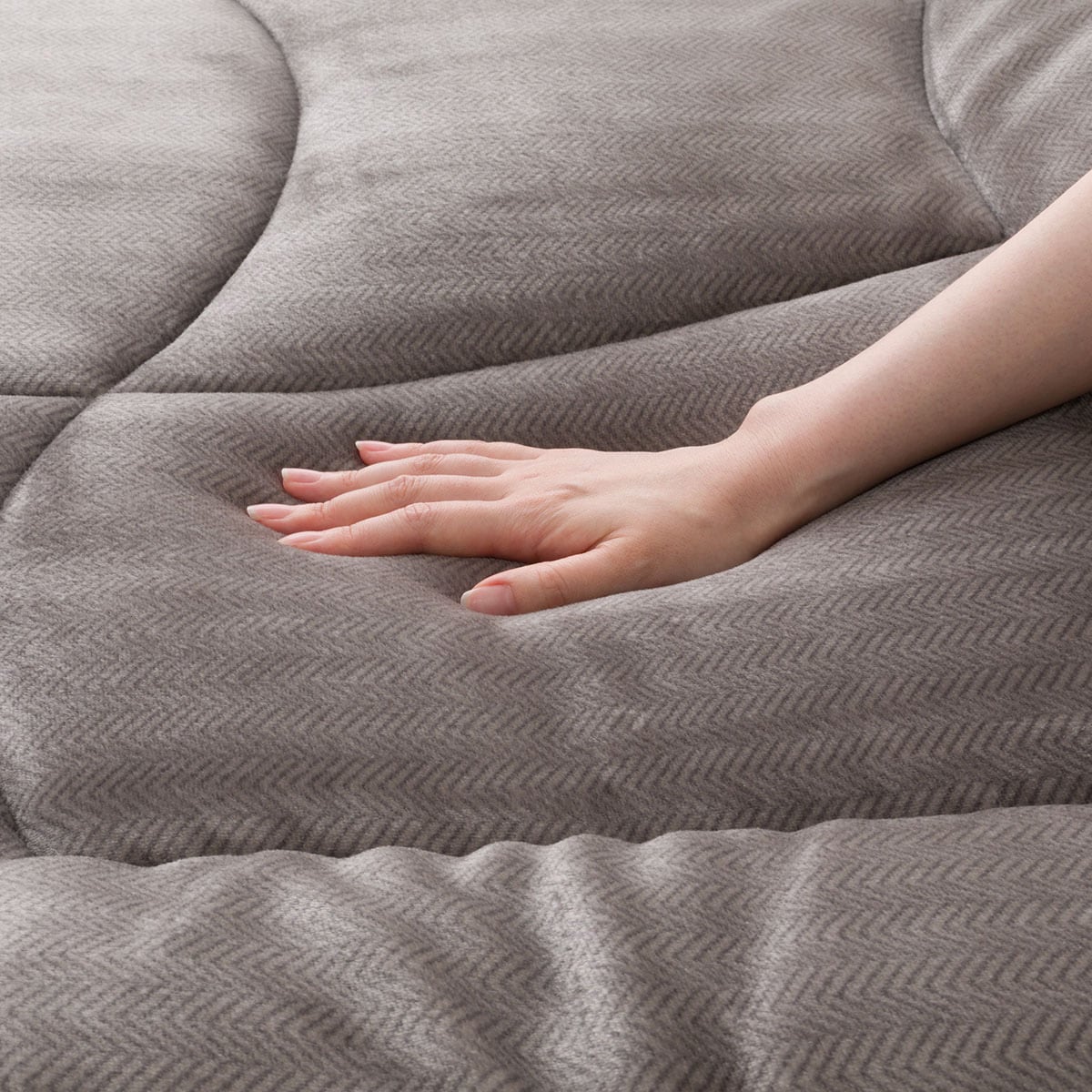 カバーのいらない両面掛ふとん ダブル(Nウォーム GY K2526 D) | ニトリ