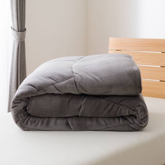 カバーのいらない両面掛ふとん クイーン(Nウォーム GY K2526 Q) 12枚目画像