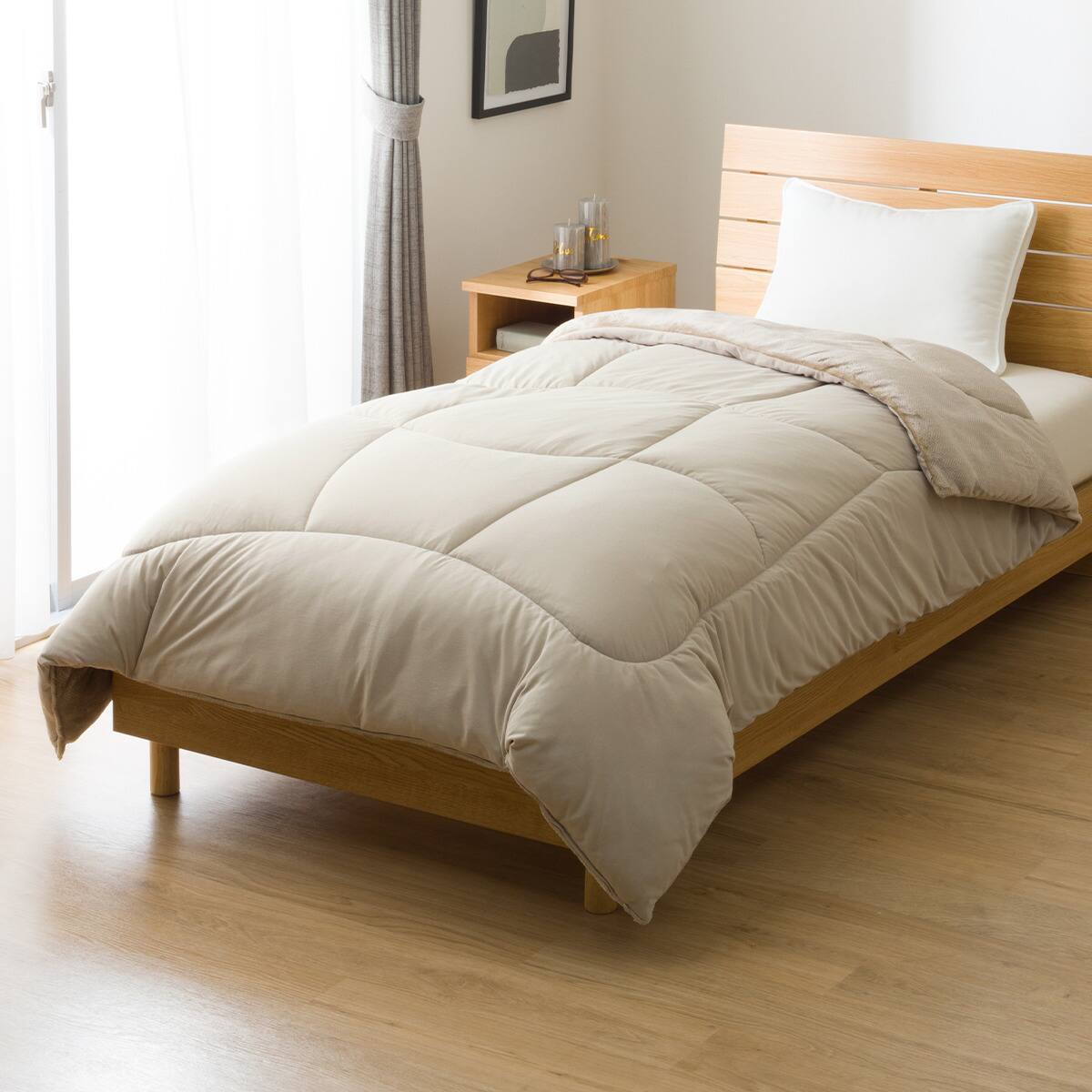 カバーのいらない両面掛ふとん シングル(Nウォーム BE K2527 S