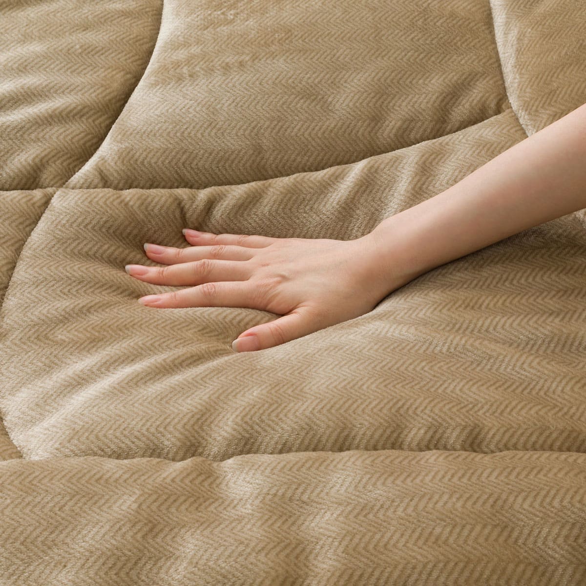 カバーのいらない両面掛ふとん シングル(Nウォーム BE K2527 S