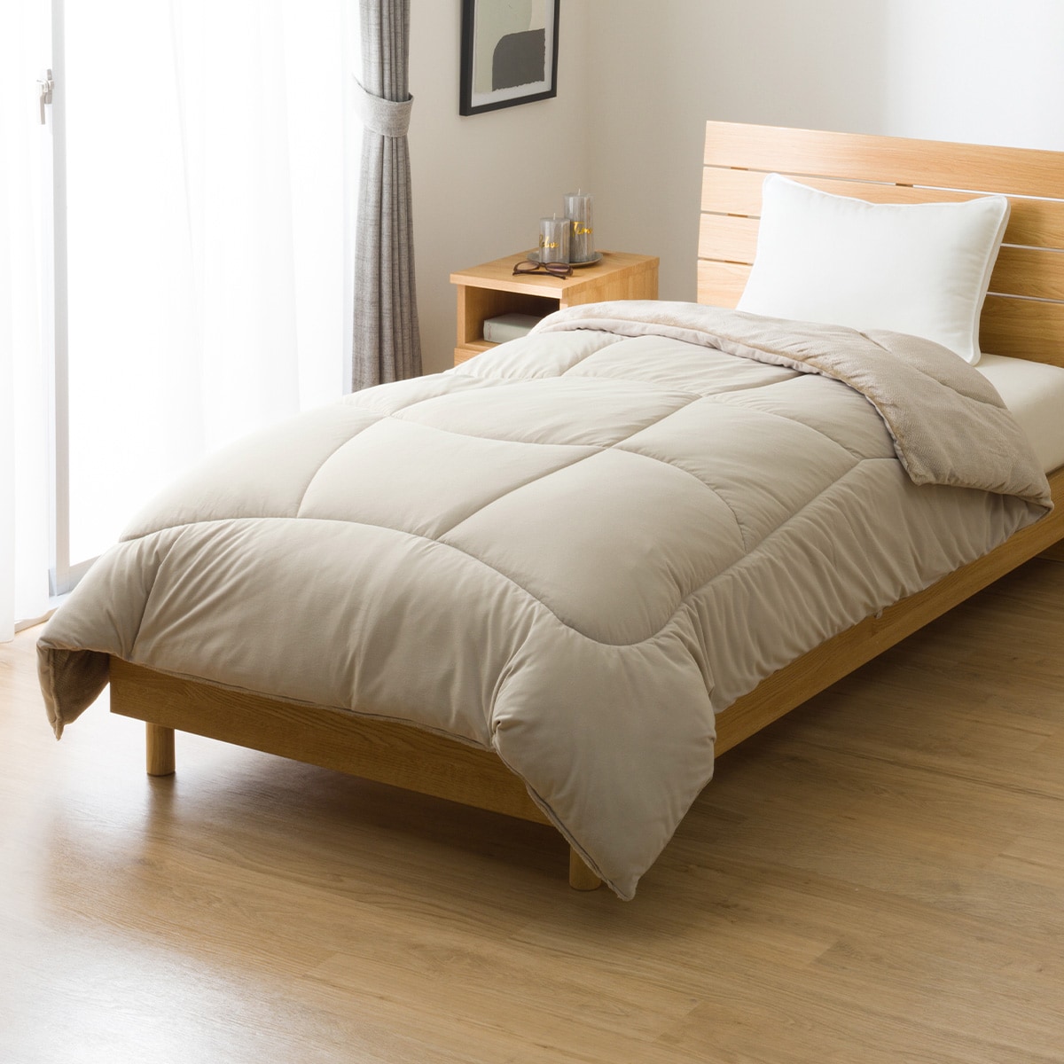 カバーのいらない両面掛ふとん セミダブル(Nウォーム BE K2527 SD