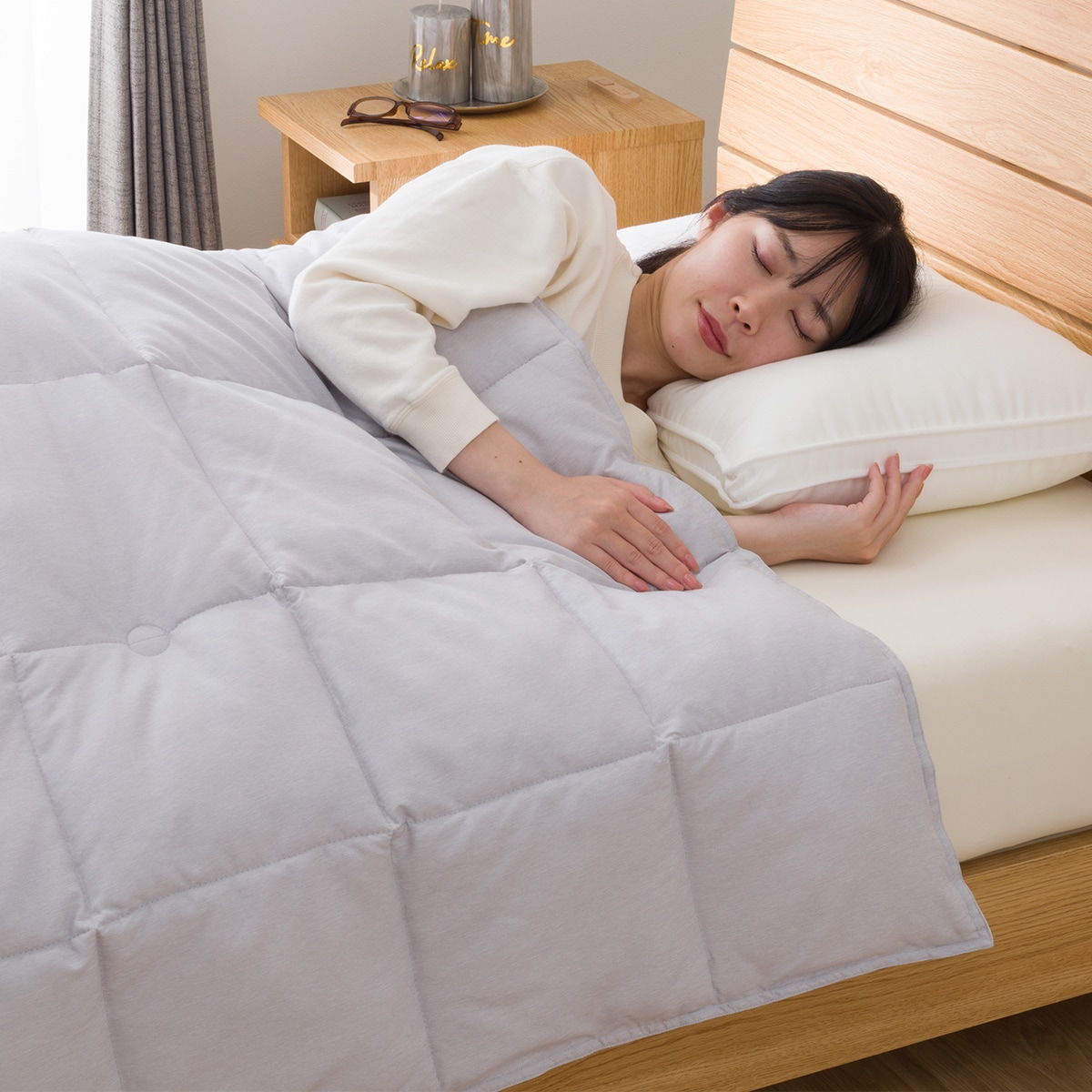 ちょうど良い湿度調整掛ふとん シングル(K2518 S) 211510008050528.jpg?ts=