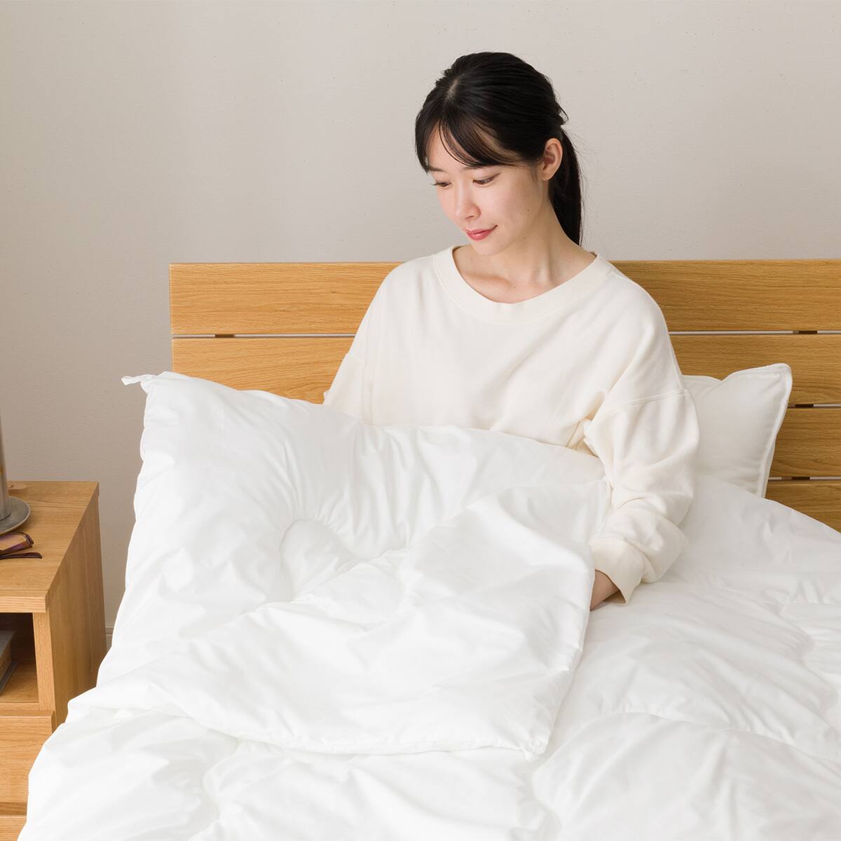 新品　ニトリ 抗菌防臭掛ふとん ダブル 　カバー付　【直接引き取り可】 2枚合わせ抗菌防臭 掛ふとん ダブル(K2514 D) | ニトリネット【公式