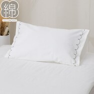 まくらカバー(ボーダー グレー ST2509)