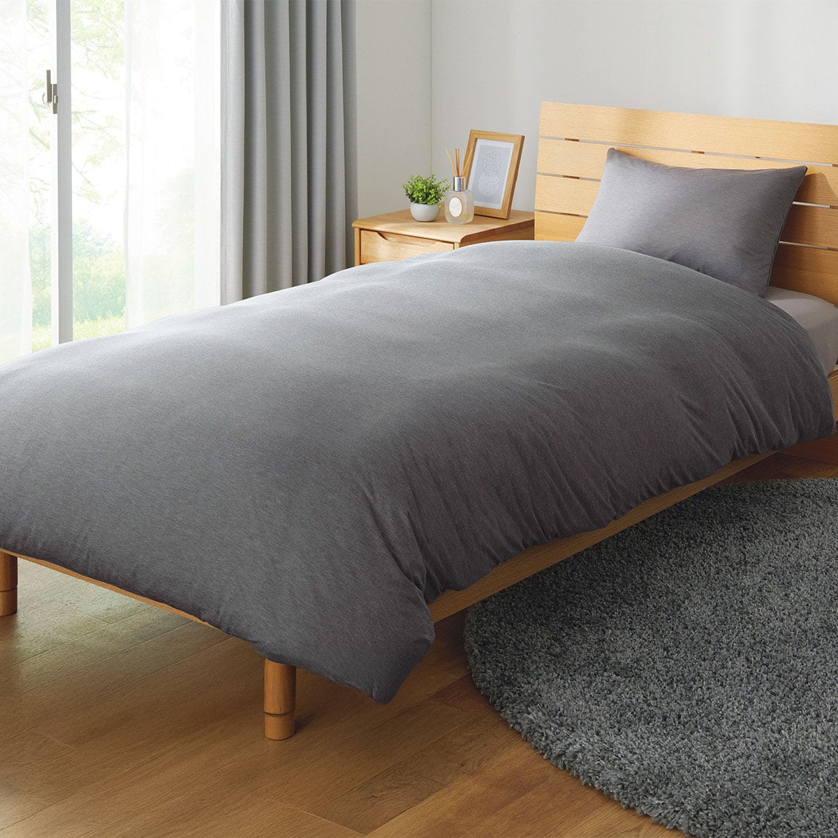 掛布団カバー シングル(ソフトライト2 GY S) | ニトリネット【公式