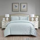 高密度サテン 掛ふとんカバー セミダブル(Nグリップ PR05BLステッチ ブルー SD) 4枚目画像