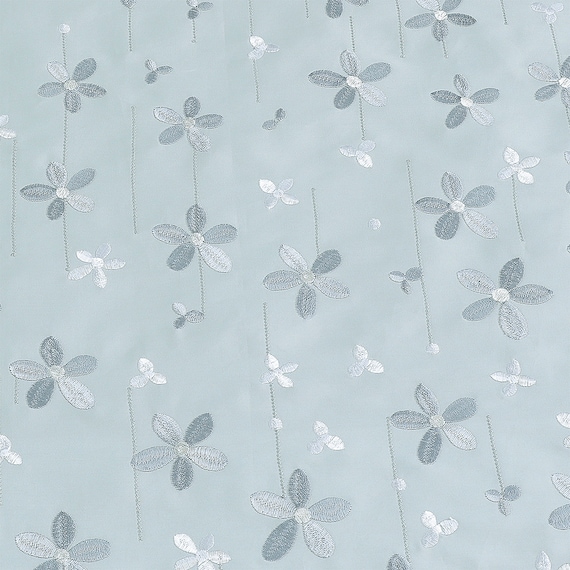 高密度サテン 掛ふとんカバー セミダブル(Nグリップ PR05BLステッチ ブルー SD) 9枚目画像