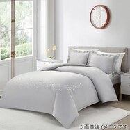 ひもなしラクラク掛ふとんカバー(Nグリップ PR06WHステッチ GY)