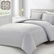 高密度サテン 掛ふとんカバー(Nグリップ PR06WHステッチ GY)