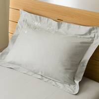 高密度サテン まくらカバー(PR06WHステッチ グレー)