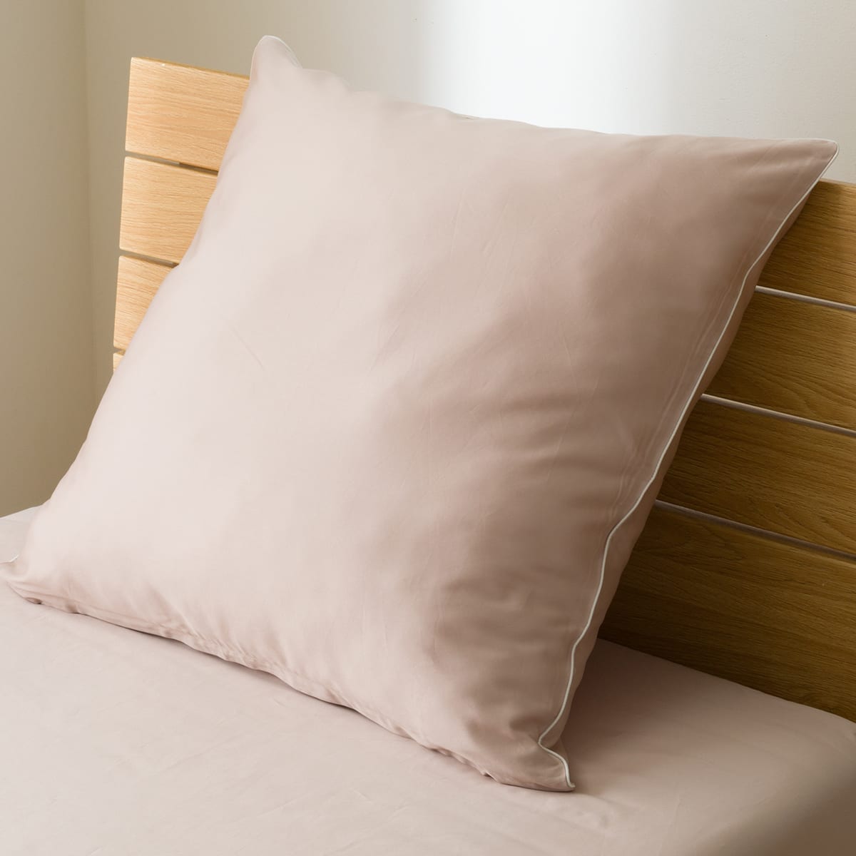 高密度サテン ジャンボクッションカバー(PR01パイピング ローズ