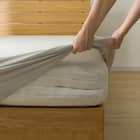 高密度サテン マルチすっぽりシーツ シングル(PR FS03 グレー S) 5枚目画像