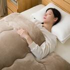 表も裏もそのまま使える 蓄熱わた入り掛けふとん ダブル(K2529 BE D) 5枚目画像