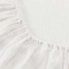 マルチすっぽりシーツ シングル(Wガーゼ ホワイト SZ42 S) 4枚目画像