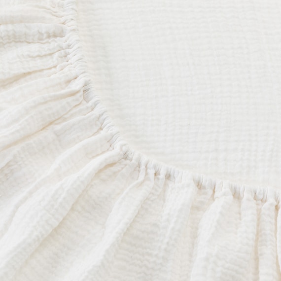 マルチすっぽりシーツ シングル(Wガーゼ ホワイト SZ42 S) 4枚目画像