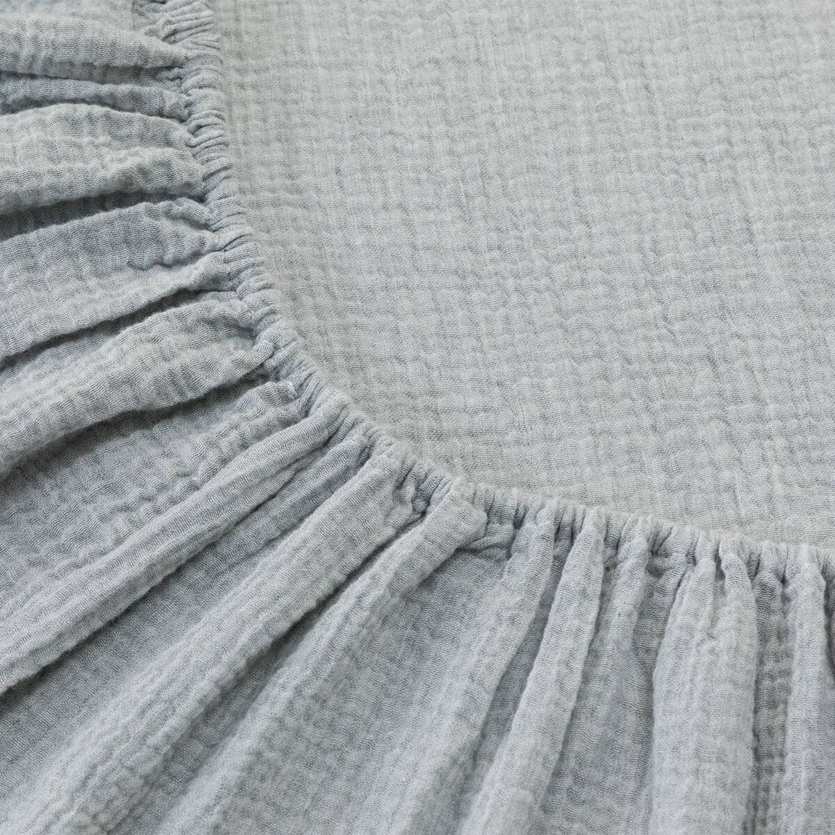 マルチすっぽりシーツ シングル(Wガーゼ グレー SZ42 S) | ニトリ