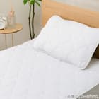 敷きパッド セミダブル(コットンガーゼ SD ライトグレー T05) 6枚目画像