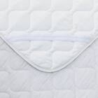 敷きパッド セミダブル(コットンガーゼ SD ライトグレー T05) 10枚目画像