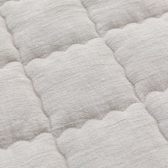 敷きパッド シングル(コットンフレンチリネン S モカ S2619) 8枚目画像