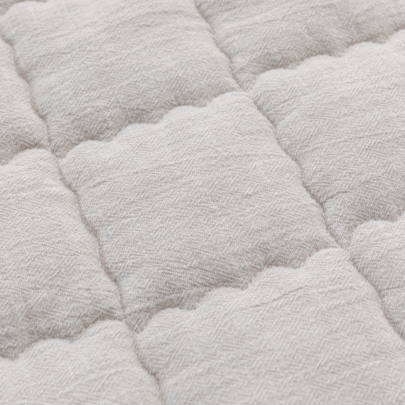 敷きパッド シングル(コットンフレンチリネン S モカ S2619) 8枚目画像