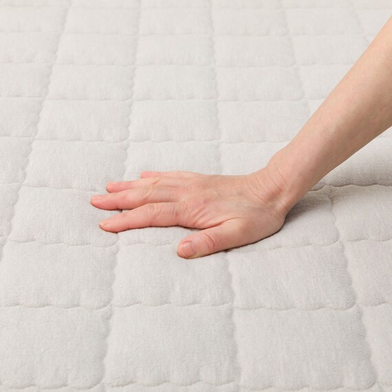 敷きパッド シングル(コットンフレンチリネン S モカ S2619) 10枚目画像