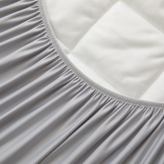 BOXパッド シングル(ひんやりコットン S グレー S2620) 6枚目画像