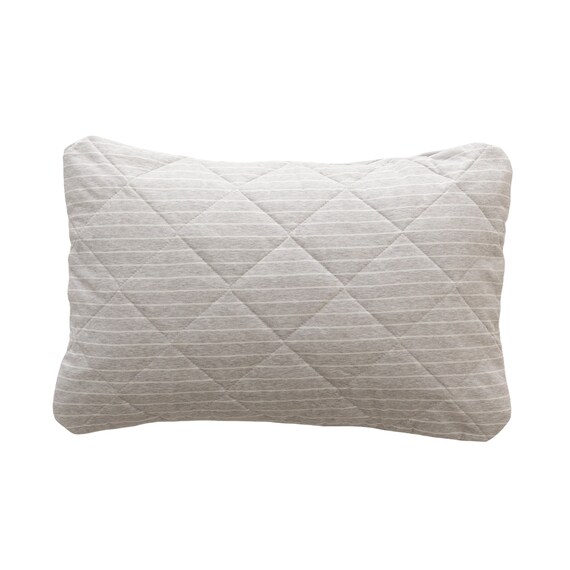 すっぽりピローパッド(ひんやりコットン グレー S2620) 4枚目画像