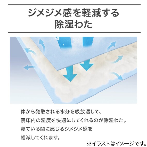 敷きパッド シングル(コットンメッシュ S グレー S2644) 2枚目画像