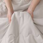 肌ふとん シングル(さらリラ S グレー S2629) 6枚目画像