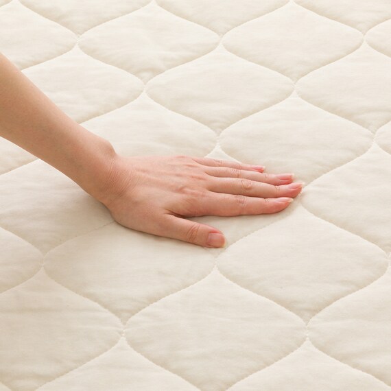 敷パッド シングル(オーガニックコットン混 OG2 S ライトベージュ T01) 9枚目画像