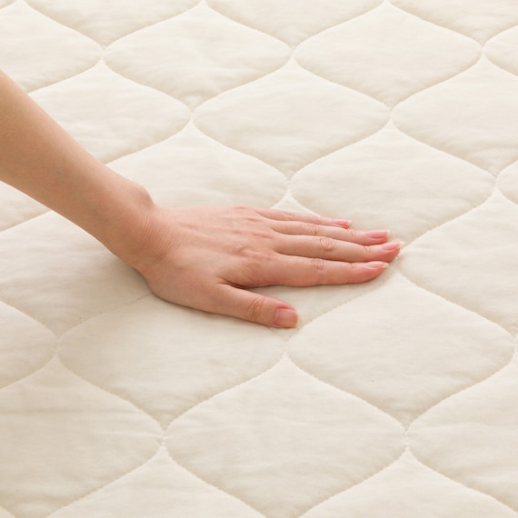 敷パッド シングル(オーガニックコットン混 OG2 S ライトベージュ T01) 9枚目画像