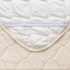 敷パッド シングル(オーガニックコットン混 OG2 S ライトベージュ T01) 10枚目画像