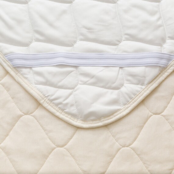 敷パッド シングル(オーガニックコットン混 OG2 S ライトベージュ T01) 10枚目画像